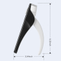 Multi-functional Anti-splash U-Shaped False Nail Slicer 6118