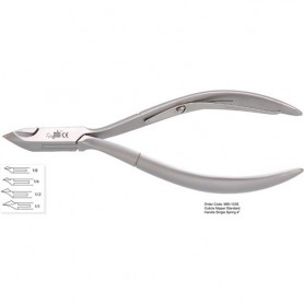MBI-103S Cuticle Nipper Single Spring 4"  1/4 Jaw
