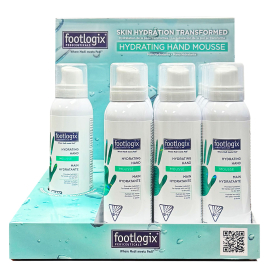 Footlogix&reg; Hydrating Hand Mousse Display 24pcs