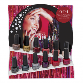 OPI Nail Lacquer Shine Bright 12Pc Chipboard Display HRM25