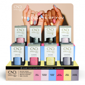 CND Shellac The Colors Of You 16Pcs Pop Display 00877