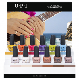 OPI Nail Lacquer The Malibu 12Pcs Counter Display DDN12