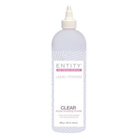 Entity No-Touch Acrylic Sculpting Powder Clear 22 oz 5900000