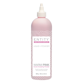 Entity No-Touch Acrylic Sculpting Powder Warm Pink 22 oz