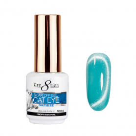 Cre8tion Cat Eye Saphire Soak Off Gel 0.5 oz #143 SC05 1012