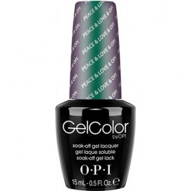 OPI Gelcolor Peace & Love & OPI 0.5 oz. GC F56