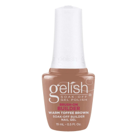 Gelish Brush-On Builder Gel Warm Toffee Brown 1148146