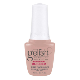 Gelish Brush-On Builder Gel Sheer Taupe Brown1148148