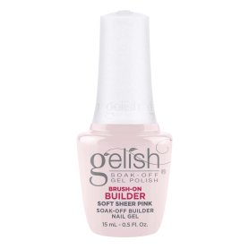 Gelish Soak-Off Brush-On Builder Gel Soft Sheer Pink 1148154