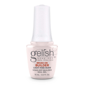 Gelish Soak-Off Brush-On Builder Gel Light Pink Nude 1148126