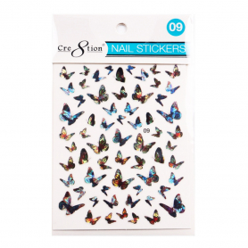 Cre8tion Nail Art Sticker Butterfly 09 1101-1117