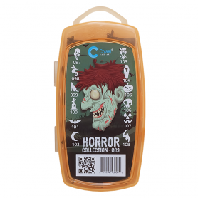 Chisel Nail Art Patent Pending 3D Stamping - Horror 009
