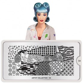 MoYou Nail Art Plate Collection Artist 04 #MPART04
