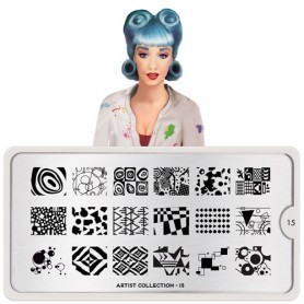 MoYou Nail Art Plate Collection Artist 15 #MPART15