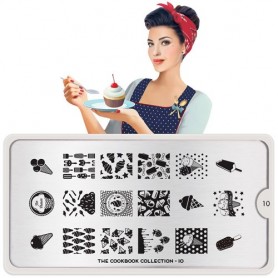 MoYou Nail Art Plate Collection Cookbook 10  #MPCOO10