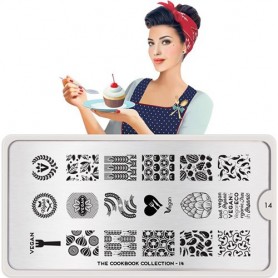 MoYou Nail Art Plate Collection Cookbook 14  #MPCOO14