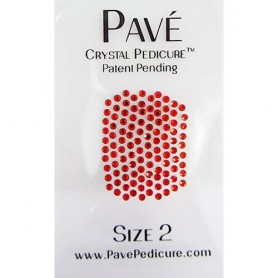 Pave Crystal Pedicure Mini Kit, 8pcs -  Sun