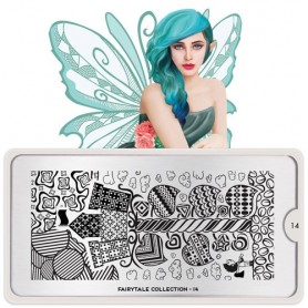 MoYou Nail Art Plate Collection Fairy Tale 14  #MPFAI14