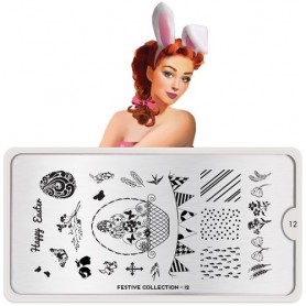 MoYou Nail Art Plate Collection Festive 12  #MPFES12