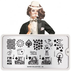 MoYou Nail Art Plate Collection Games 02  #MPGAM02