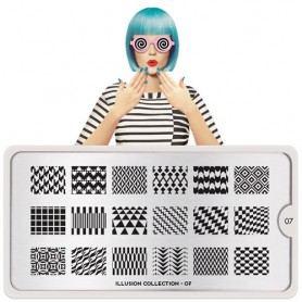 MoYou Nail Art Plate Collection Illusion 07 #MPILL07