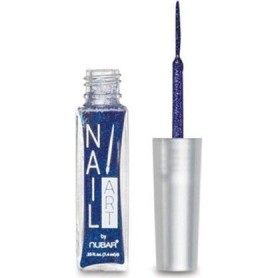 Nubar Nail Art Strippers Azure Glitter A186