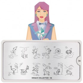 MoYou Nail Art Plate Collection Origami 06 #MPORI06