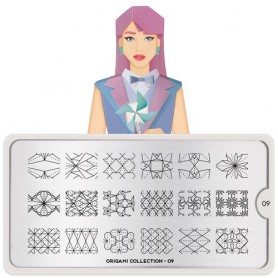 MoYou Nail Art Plate Collection Origami 09 #MPORI09