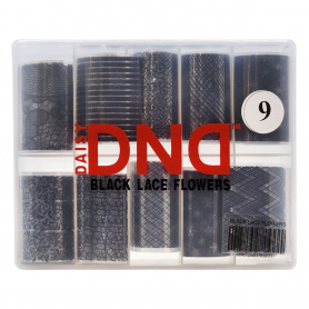DND Transfer Foils Black Lace Flowers 00395