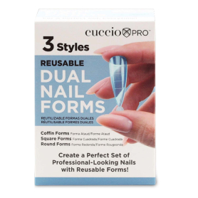 Cuccio Pro 3 Styles Reusable Dual Nail Forms CPAC1217 96983