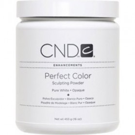 CND Perfect Color SP Pure White Opaque 16 oz - 453g 03054