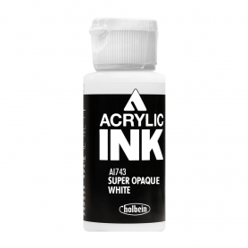 Holbein Acrylic Ink Super Opaque White AI743C 15743