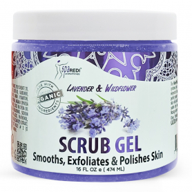 Spa Redi Pedi Scrub 16oz - Lavender & Wildflower C01S- 03010