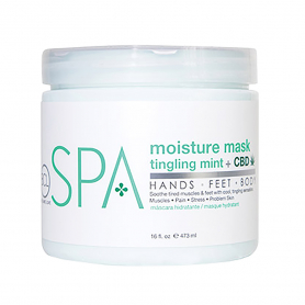 BCL SPA Moisture Mask 16 oz - Tingling Mint + CBD 56110