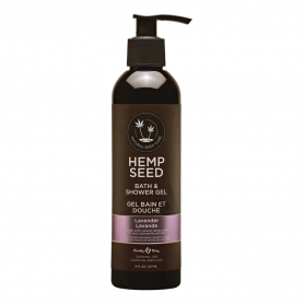 Earthly Body Hemp Seed Bath & Shower Gel 8 oz Lavender SG017