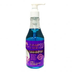 La Palm Vitamin Shampoo Hand Soap 8oz - Lavender Pearl LP589