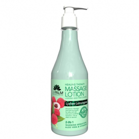 La Palm Healing Therapy Massage Lotion Lychee Lemongrass