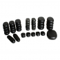 Berkeley Polished Black Massage Stone 45PC Set MS145BK