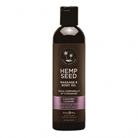 Hemp Seed Massage & Body Oil 8 oz - Lavender MAS006/00086