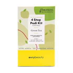 AvryBeauty 4 Step Spa Pedi Kit - Green Tea AB115GRNT 07520