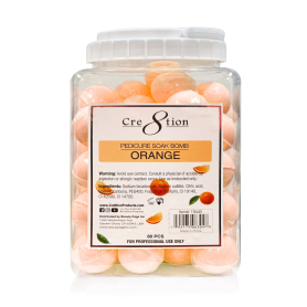 Cre8tion Pedicure Soak Bomb 60 pcs - Orange 19445