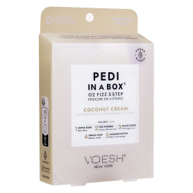 Voesh Pedi In A Box O2 Fizz 5 Step - Coconut Cream 22954