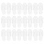 CarePro Disposable Foam Thong Slippers12pairs White 26429