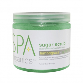 BCL SPA Sugar Scrub 16 oz - Lemongrass+Green Tea 51102