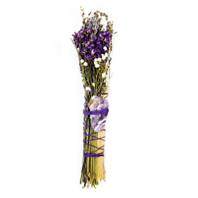 Amethyst, Lavender and Palo Santo Smudge Stick 11593