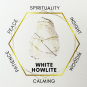 White Howlite Palo Santo Rosemary Sage Lavender Smudge stick