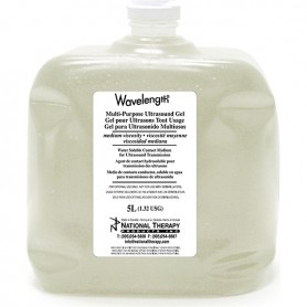 Wavelength Clear Ultrasound Gel Medium Viscosity 5L NTPC500X