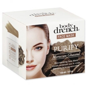 Bodydrench Purify Moroccan Ghassoul Face Mask 4 fl oz 10169
