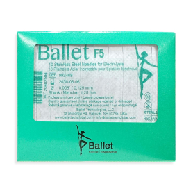 Ballet Stainless Steel Electrolysis Needles F5 -50/pk 02504