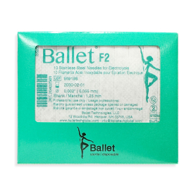 Ballet Stainless Steel Electrolysis Needles F2 -50/pk 02501